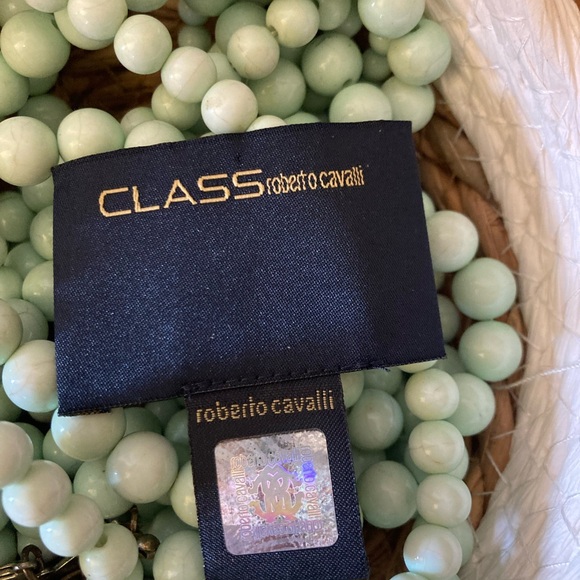 CLASS ROBERTO CAVALLI Vintage Midi Shift Dress Floral Print Size 14 - Picture 9 of 13